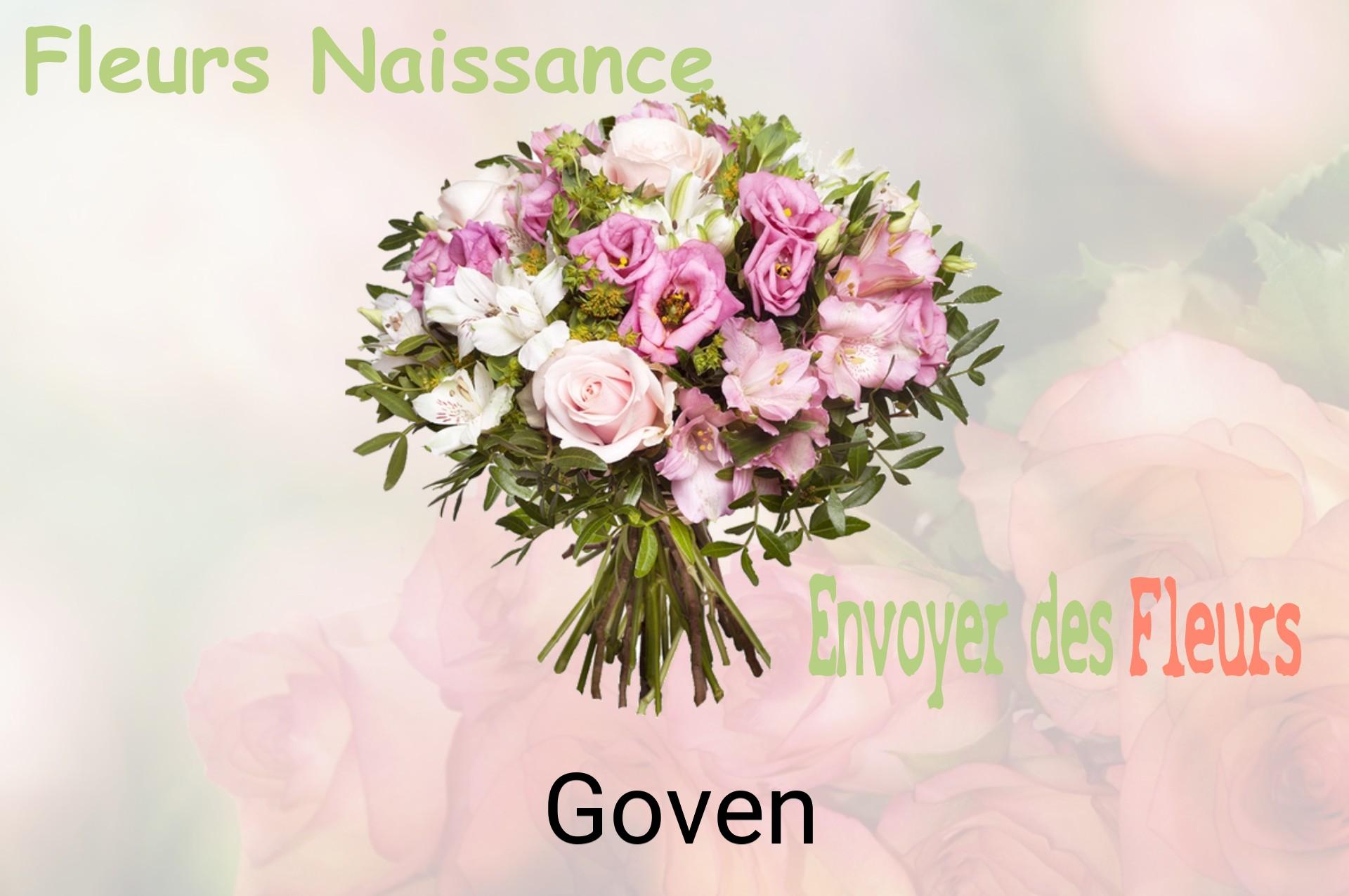Bouquet de fleurs de naissance livré à Goven